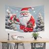 Christmas Tree Winter Santa Claus Wall Hanging Tapestry Christmas Wall Hanging Tree Wall Hanging Gorgeous Christmas Tree Fireplace Gifts