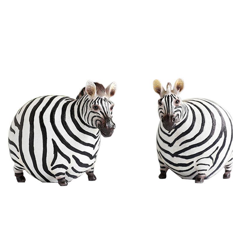 Zebra Statue Animal Figurine Creativity Style Nordic Home Accessories Home Decor Home House Figurines Office Decoration Gift