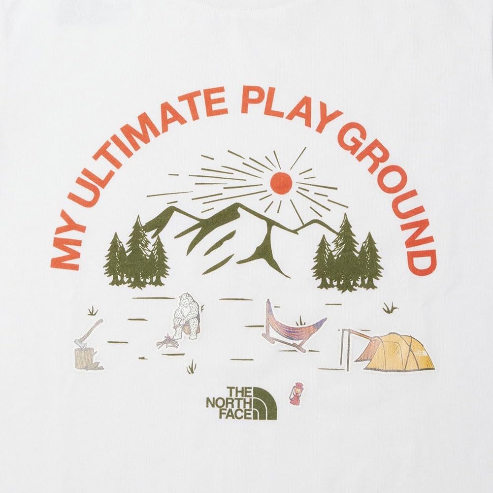 The North Face Your Own Playground Size 150 S/S Tee, Off-White,