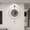 Art Decoration, Non Perforated Wall Clock, Living Room, Minimalist Clock 50CM
