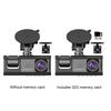 1080P Triple Dash Cam Front and Rear Inside Car Dash Camera Night Vision Car Camera for Cars