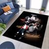 Pop Music Star Dancer Portrait Print Area Rug Non‑Slip Rectangular Floor Mat Pop Fan Home Decor for Gaming Living Bedroom