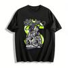 Hip Hop Style Graffiti Spray Boy Graphic Casual Streetwear T-Shirt Pure Cotton T-shirt
