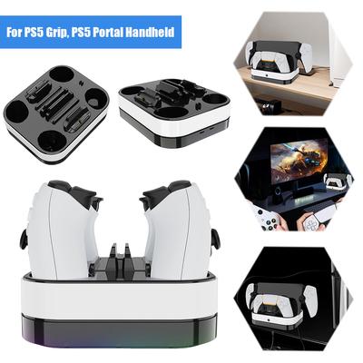 Fast Charging Dock Station For PS5 Controller Charger Stand with Cables for PS5 Controller & PlayStation Portal Charging Stand