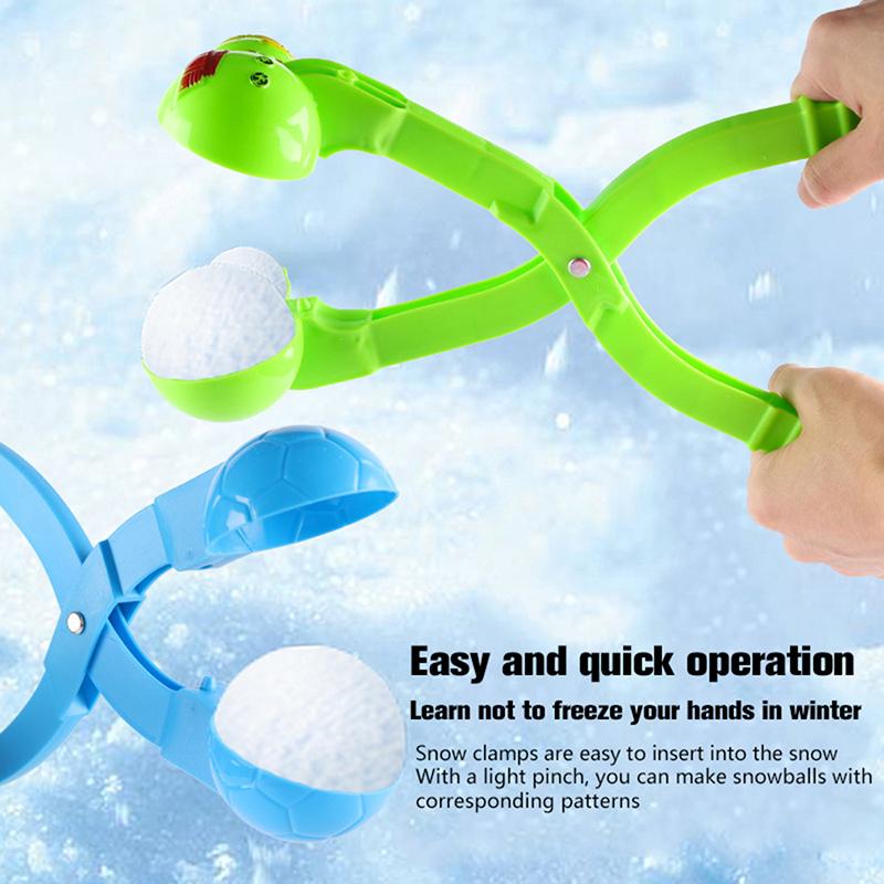 Clip per Fare Palle di Neve Bambini Esterno Inverno Neve Sabbia Stampo Strumento Giocattoli Sportivi