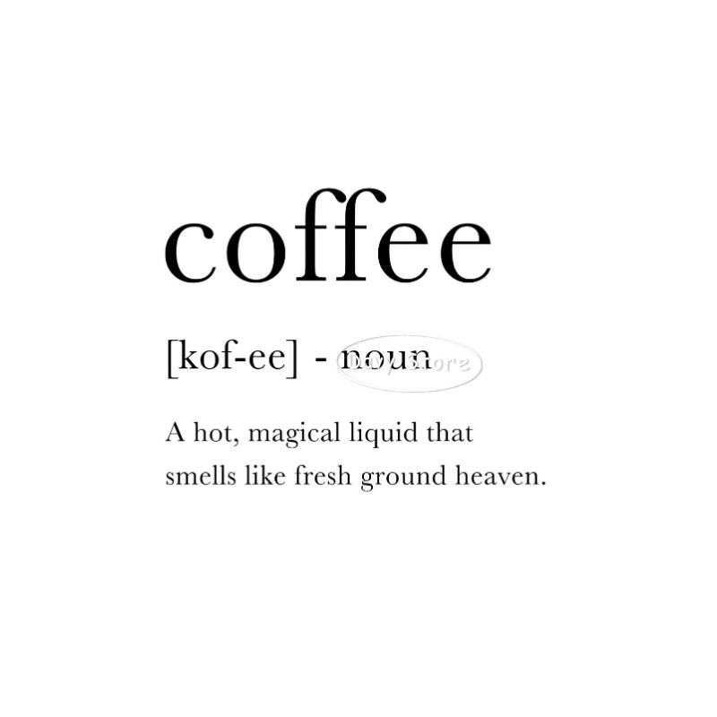 Coffee Shop Coffee Bar Line Art Sign Minimalist Posters and Prints Canvas Painting Wall Art Picture for Cafe Kitchen Home Decor