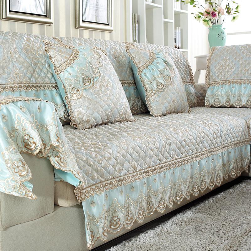 European-Style Sofa Cushion Four Seasons General Fabrics Simple Modern Sofa Cover All-Inclusive Living Room Sofa Cushion Covers