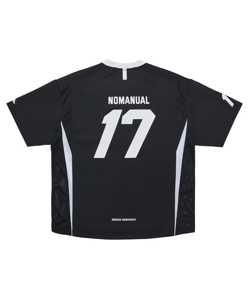 Nomaenyueol 17 Mesh Block Football Jersey - Black