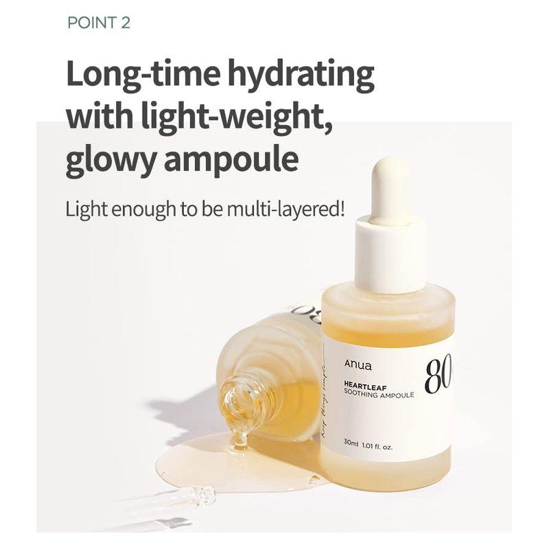 [Anua] Heartleaf 80% Soothing Ampoule 30ml