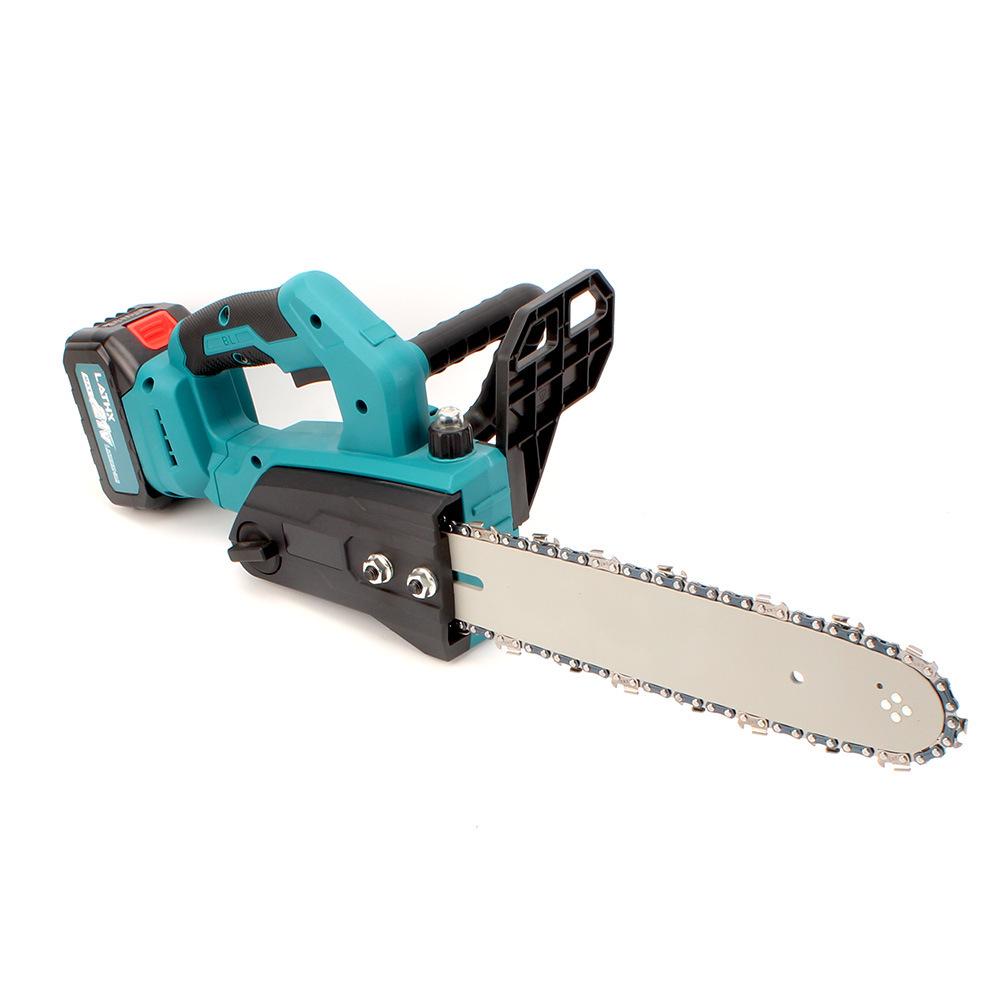 12" Rechargeable Brushless Lithium Battery Chainsaw for Outdoor Woodworking and Tree Felling
