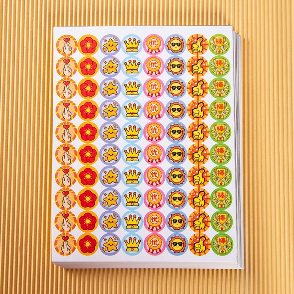 

Многоцветные наклейки с наградами, прочные круглые наклейки для занятий спортом