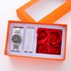 Watch Gift Box Set Ladies Light Luxury Lucky Clover Diamond Temperament Small Dial Bracelet Jewelry