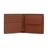 Coach 11 Letter Logo Snap Smooth Calfskin Wallet Men Wallet Brown CR378-SAD