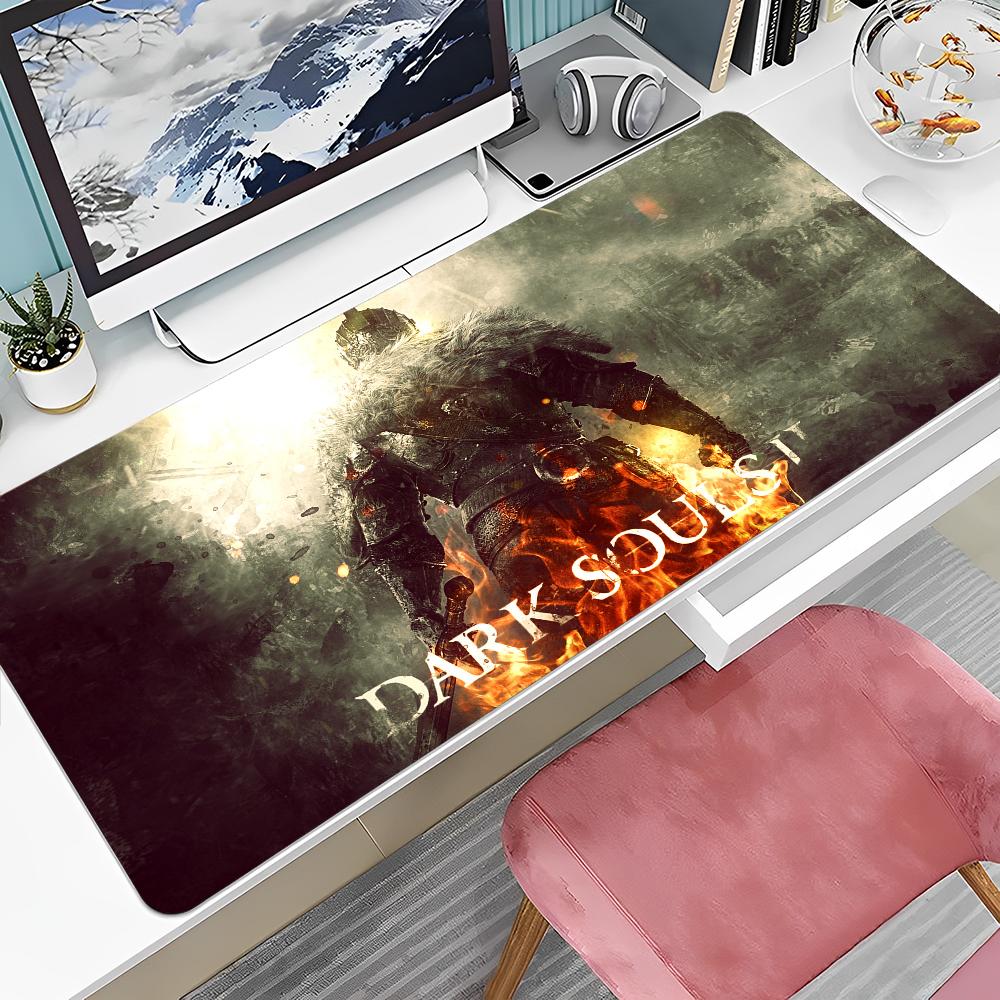 Anime Dark Soul Mousepad Large XXL Thickened Mouse Pad Oversized Gaming Keyboard Notebook Table Mat