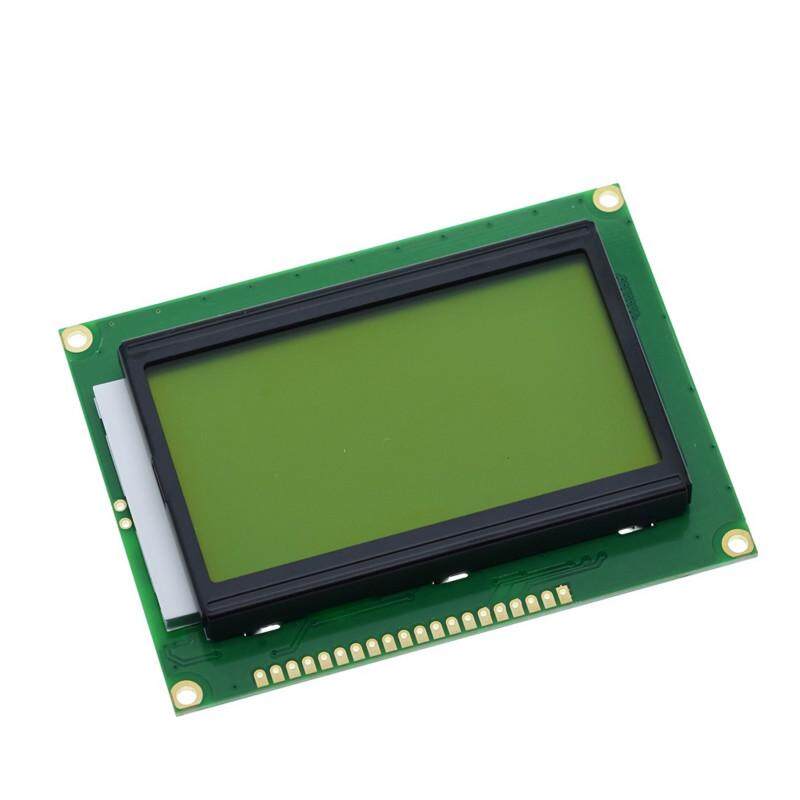128*64 DOTS Yellow Green LCD Module 5V Blue Screen 12864 LCD with Backlight ST7920 Parallel Port LCD12864