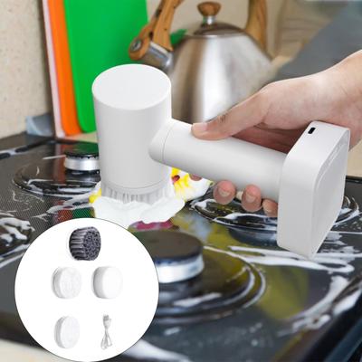 Electric Cleaning Brush Shower Scrubber Multifunctional Turn for