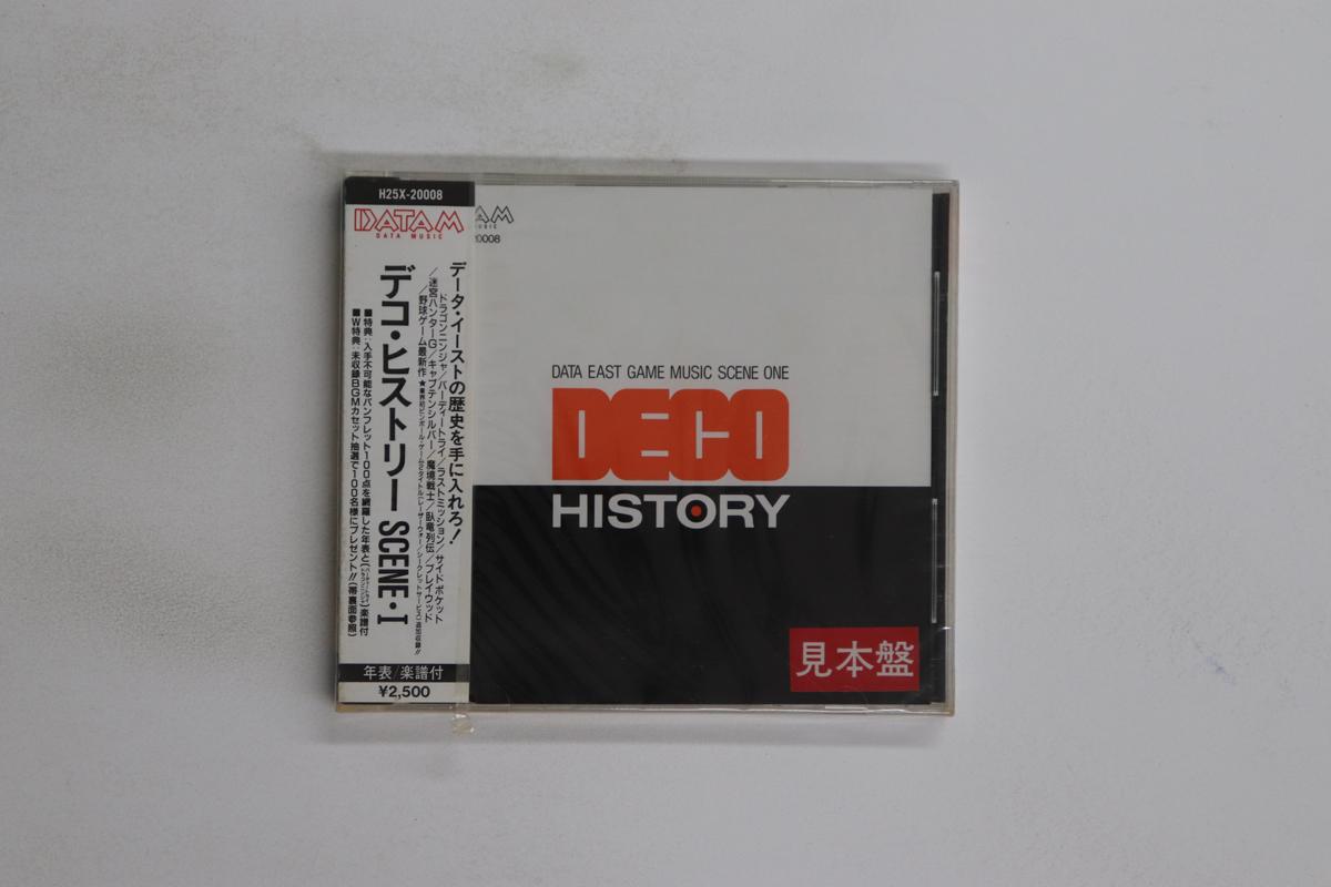 

CD GAME DecoHistory Scene I H25X20008PROMO DATAM POLYSTAR 1988 Japan Obi AnimeGame Used