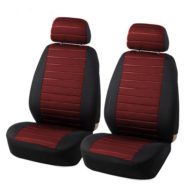 Breathable Car Seat Cover All-season Universal Fabric Polyester Simple Seat Cover Interior Car Seat Cover