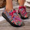 Fashion Fashion Casual Shoes for Women Summer 2025 New Thick Soled Color Blocked Outdoor Beach Comfortable Lightweight Trendy Sneakers