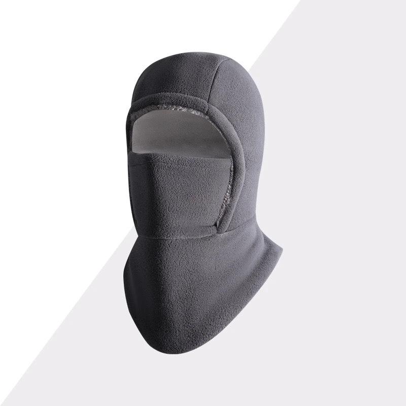 Mască facială completă călduroasă din fleece pentru echitație, Balaclavă de exterior, Șapcă pentru ciclism, Mască facială pentru motocicletă, schi, Căciulă de acoperire călduroasă rezistentă la vânt