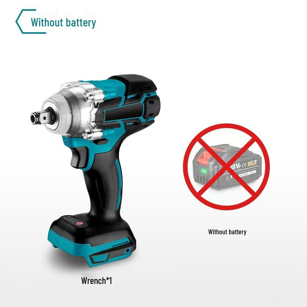 Rechargeable Brushless Impact Wrench with Lithium Battery - High Power Electric Scaffolding Tool