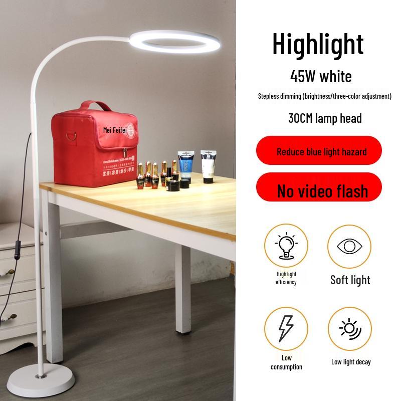 Eyelash Extension & Microblading Lamp - 110V, Shadowless Cold Light, Super Bright for Beauty & Nail Salons