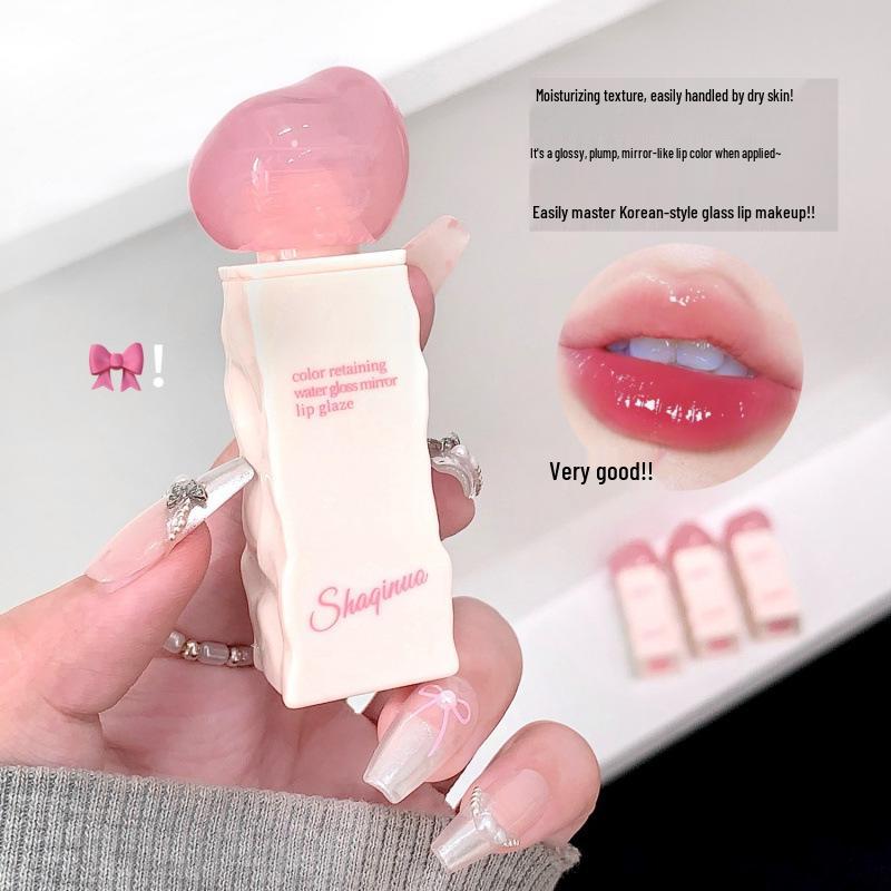 SHAQINUO Feuchtigkeitsspendender Spiegel-Lipgloss: Klare, feuchtigkeitsspendende, volle Lippen für einen strahlenden Look