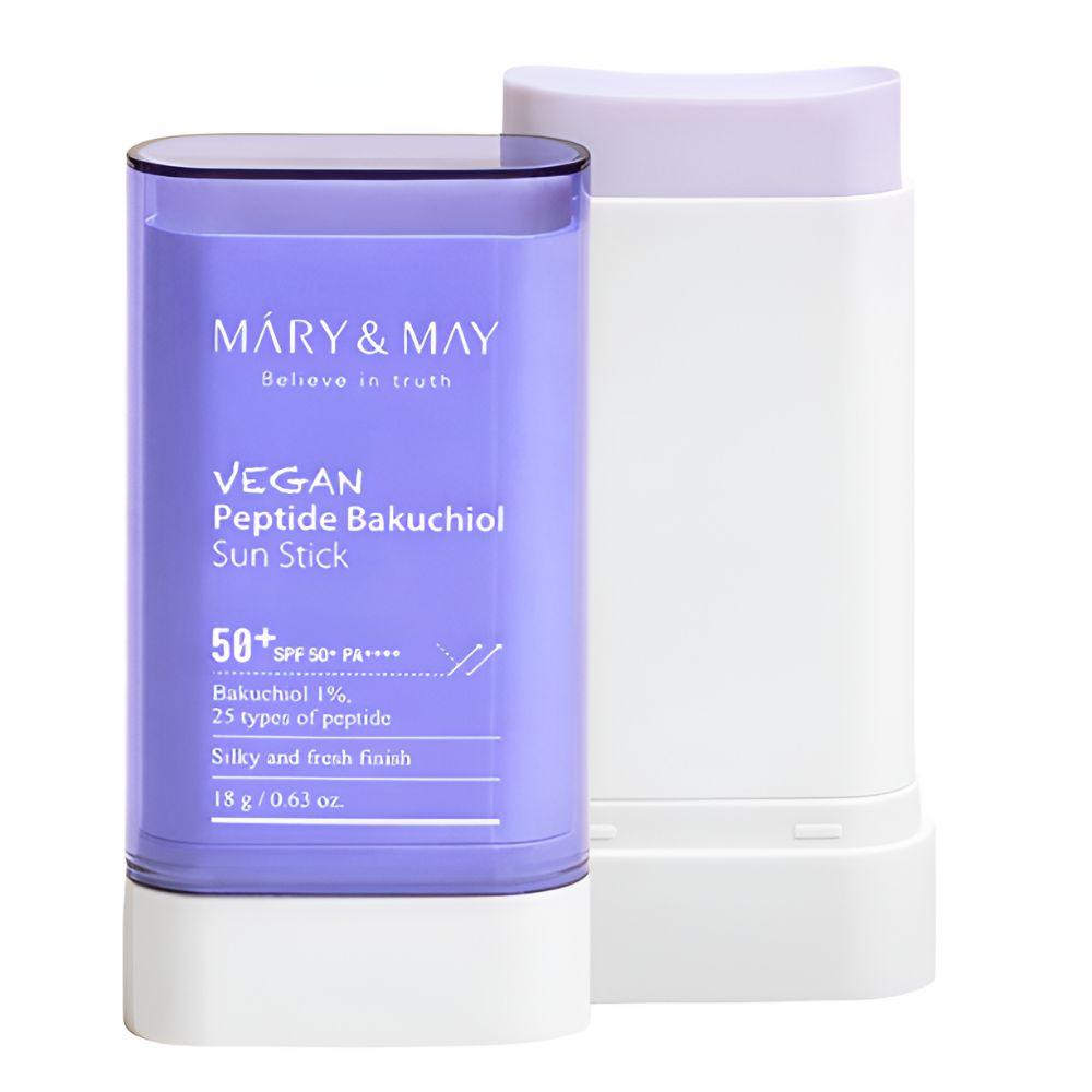 

Mary & May Vegan Peptide Bakuchiol Sun Stick SPF50+ PA++++ Anti Aging UV Protection Sunscreen Stick 18ml