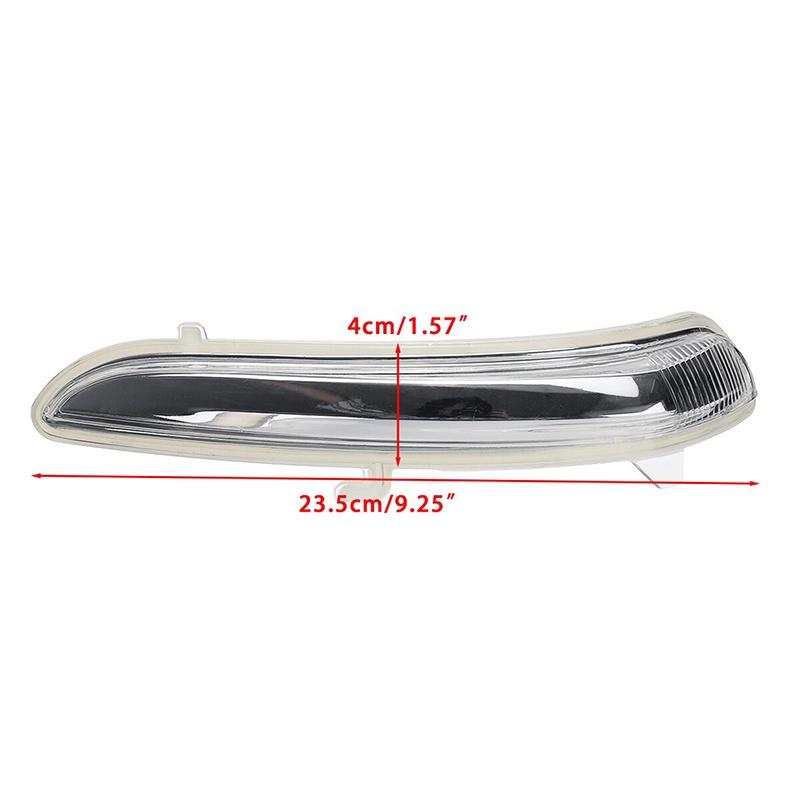 Car Front Wing Door Mirror Turn Signal Light Housing Clear Indicator Lamp Cover for Peugeot 208 2012-2019 Parts