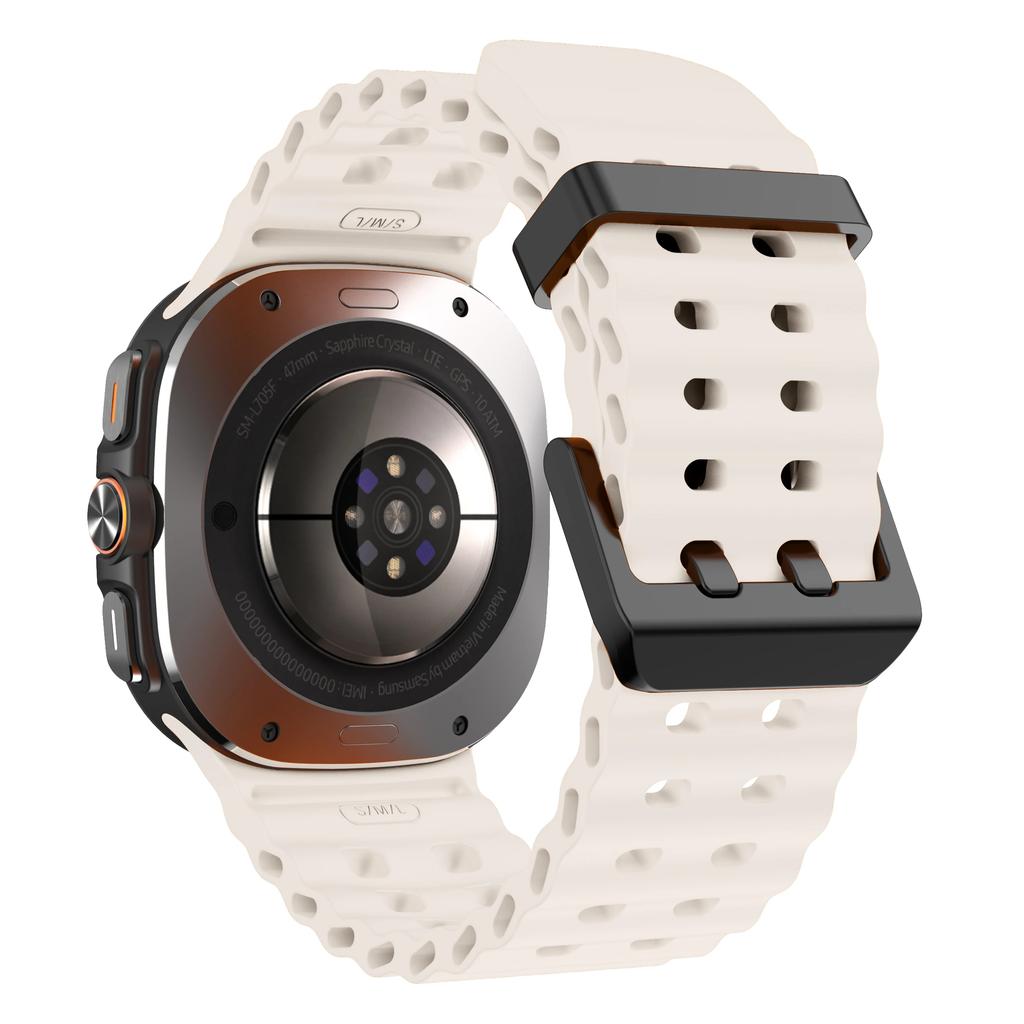 Silicone Strap Watchband For Samsung Galaxy Watch Ultra Band Bracelet For GalaxyWatch Ultra 47mm WristBand Accessories