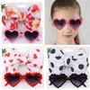 Multi-style Baby Sunglasses Headband Set Hearted Shaped Sunglasses & Bow Headband for Baby Girls Summer Outdoor Gift