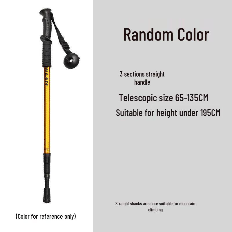 Telescopic Folding Multi-functional Hiking Poles for Men, Women, and Children - Self-defense and Mountain Climbing Walking Sticks by Chun Chu.