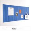 Grooved Felt Wall Sticker Stripes - No-Drill Decorative Panel for Classroom & Living Room.