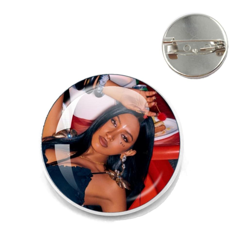 K- KATSEYE Creative Metal Pins Funny Brooch Katseye Korean Girl Band Badge Backpack Hat Accessories Jewelry Decoration Fans Gift