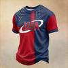 Men's Casual Printed Round Neck Short Sleeve T-Shirt, Lightweight and Breathable for Everyday Wear