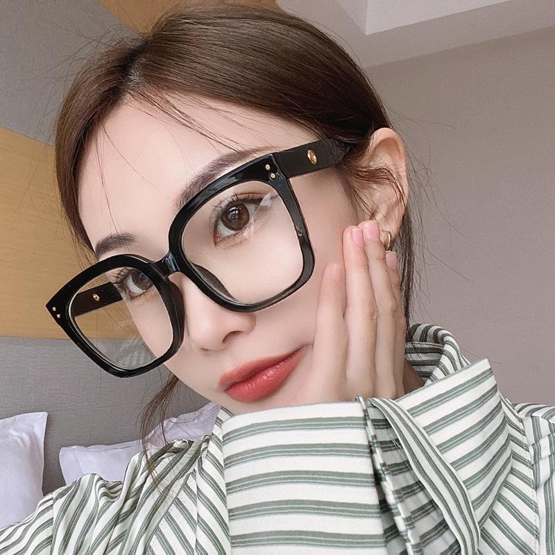 New Square Glasses Frame for Women Anti-Blue Ray Fashion Lady's Myopia Glasses Prescription Computer Glasses