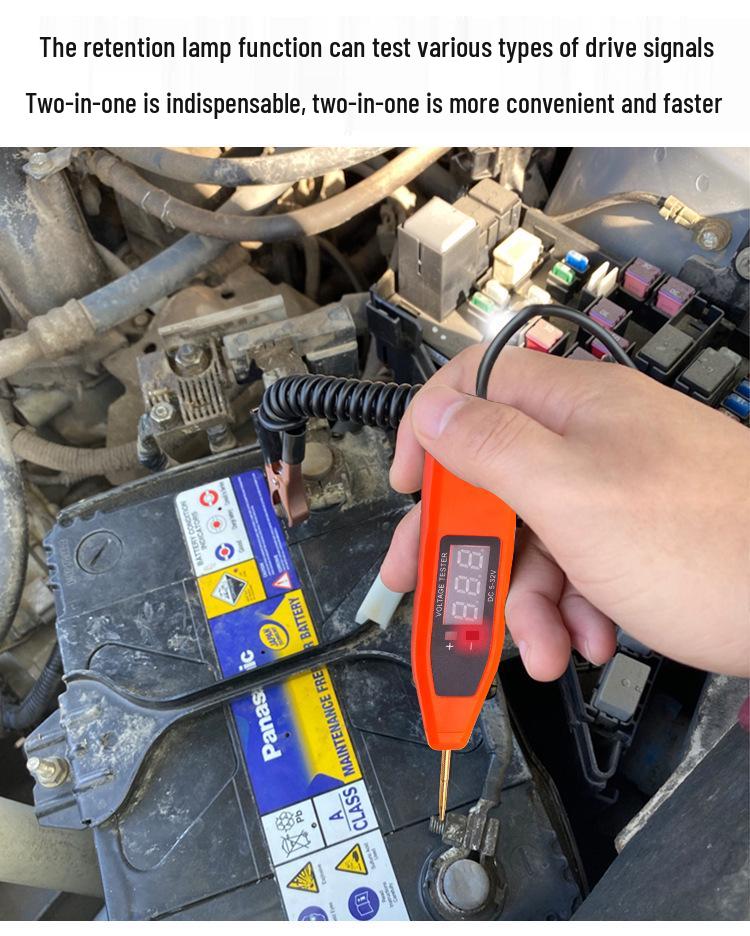 Digital Voltage Test Pen for Automotive Electrical Circuit Repair