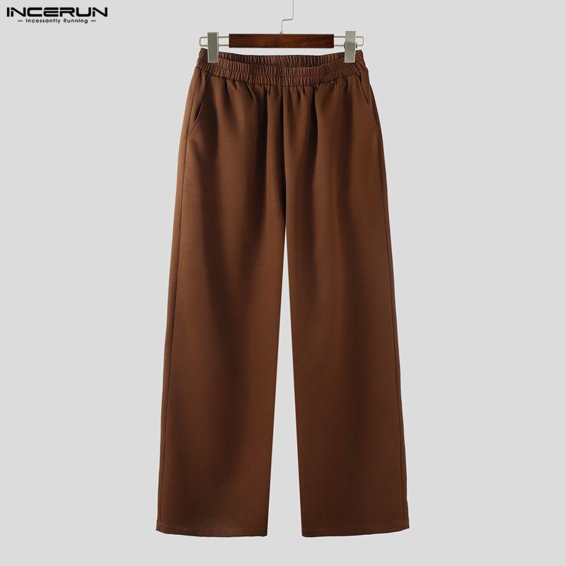 INCERUN Men Outfits Peak Lapel Long Sleeve Irregular Blazer Windbreaker Long Pants Casual Two Piece Suit Sets