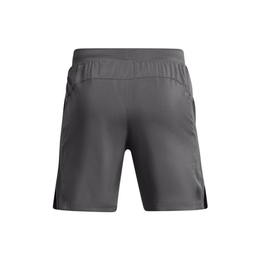 Under Armour UA Launch Logo Print Slim Fit Mid Rise Sports Shorts Men shorts Rhino-Gray 1382639-025