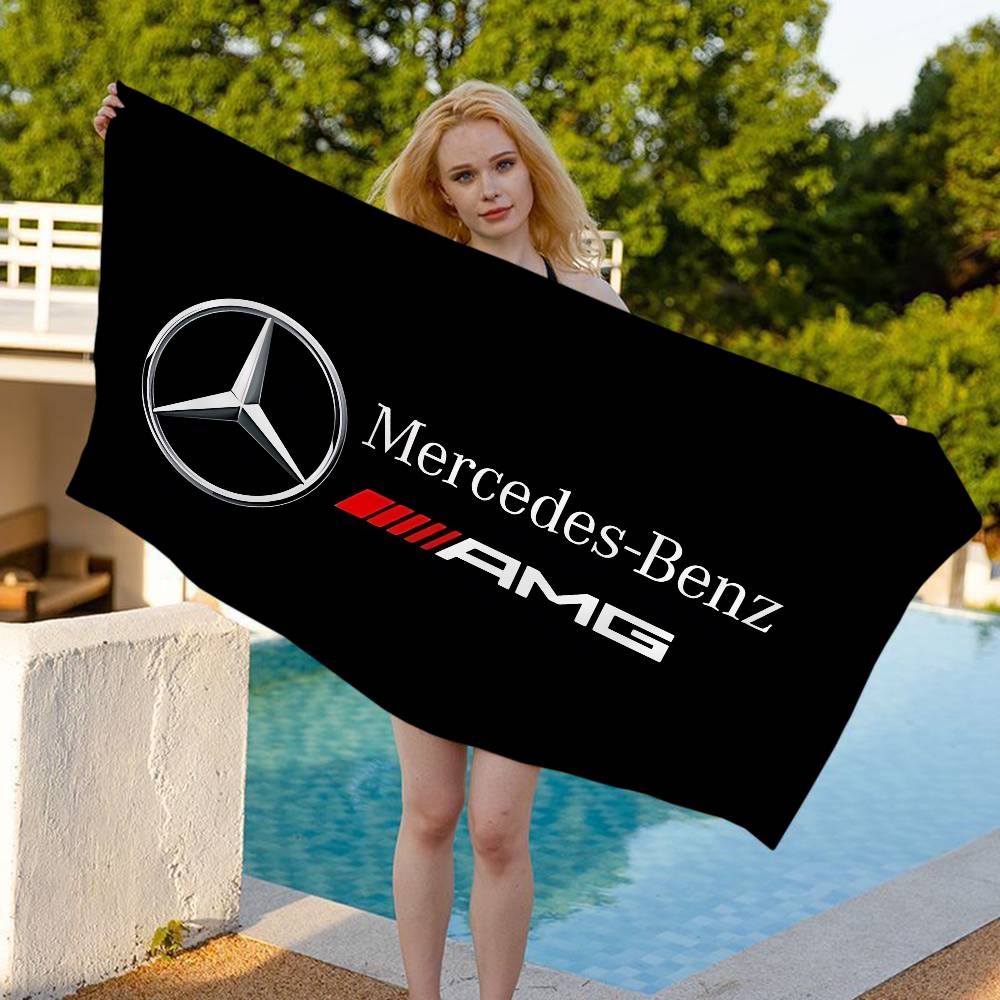 M-Mercedes-B-benz Big Microfiber Beach Towels Quick Dry Towel Sand Beach Towels Pool Towel for Travel Swim Pool Yoga PI8