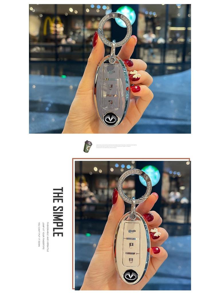 High-End Key Case for Infiniti Q50L, QX50, Q70L, and QX30 - Women's Special Edition