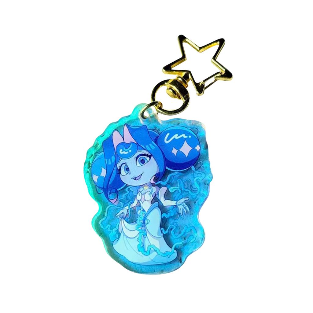 Acrylic Keychain Pendant Student School Bag Cute Decoration Small Gift