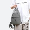 Solid Color Backpack Multi-functional Chest Bag Women's Shoulder Crossbody Bag