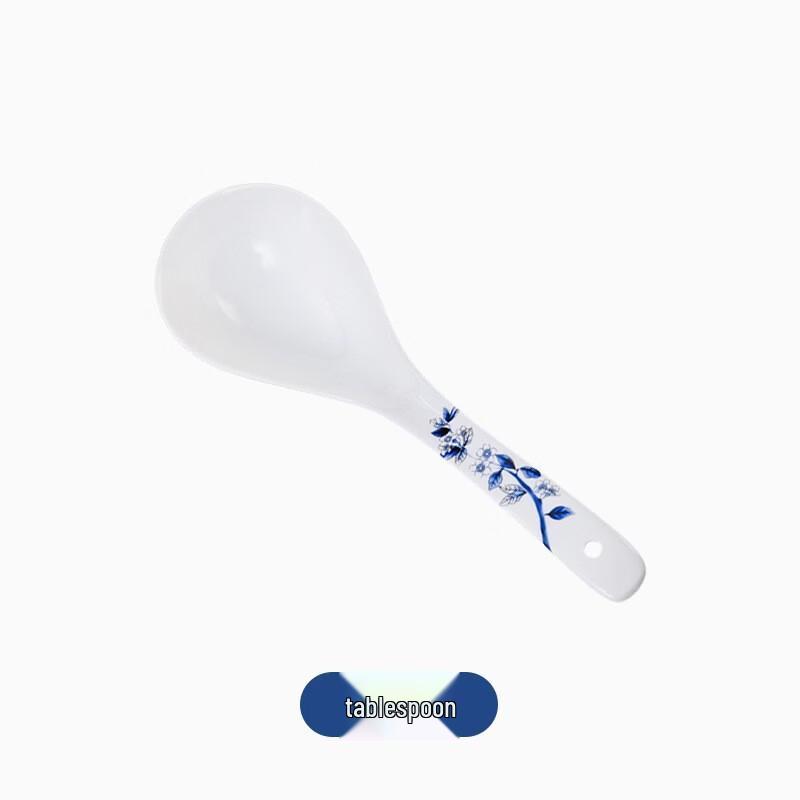 Chinese Blue and White Peacock Bone China Dinnerware Set