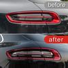 Car Accessories Rear Fog Lamp Frame Decoration Cover Trim Strips For Porsche Macan 2014-2017 Auto Exterior Decals
