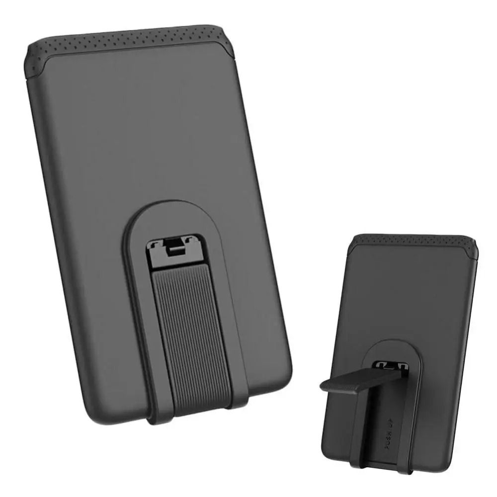 Silicone Cellphone Wallet Holder Paste Sticker Card Case Phone Kickstand Pocket Bag Slot Card Phone Holder for iPhone/Samsung