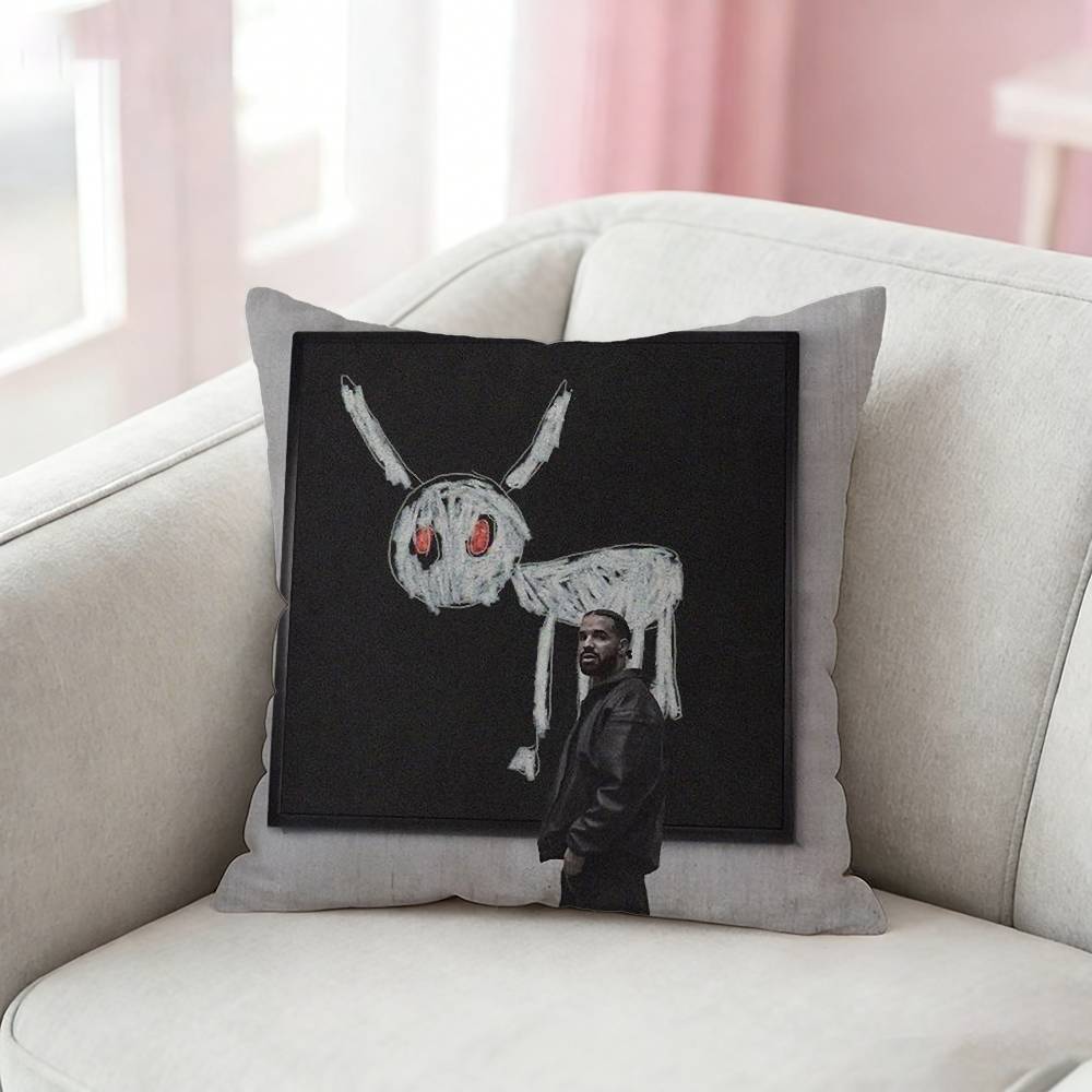 Rapper D-Drake Pillow Case Pattern Printed Pillowcase For Living Room Sofa Cushion Cover