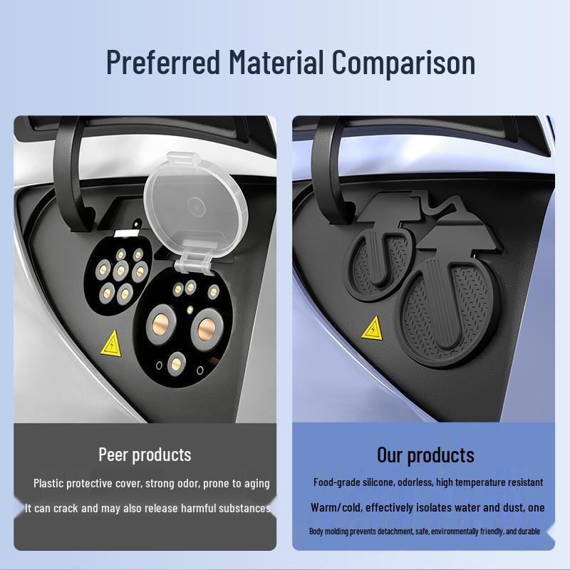 Waterproof Dust Cover for Tesla Model Y/3 Charging Port - YL Modified Accessories