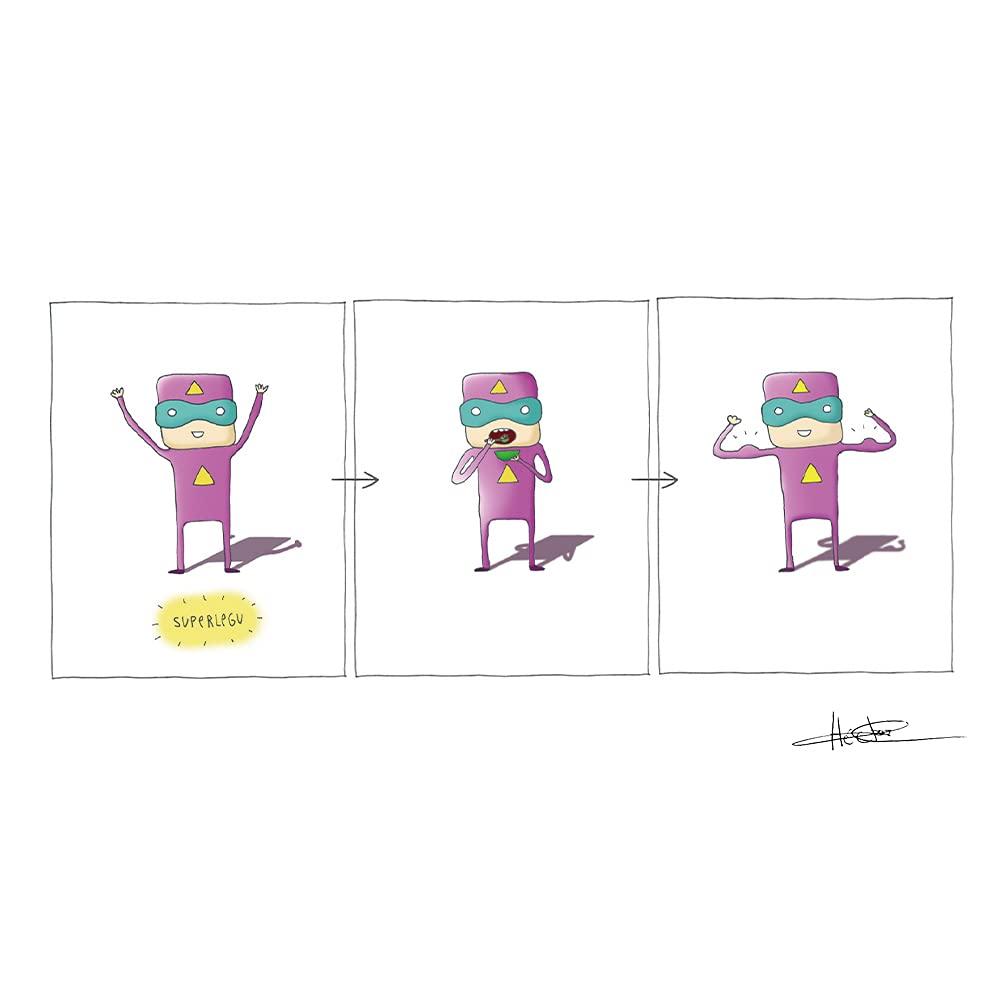 tak Bento Box Pink Superhero Lunch Box Leg