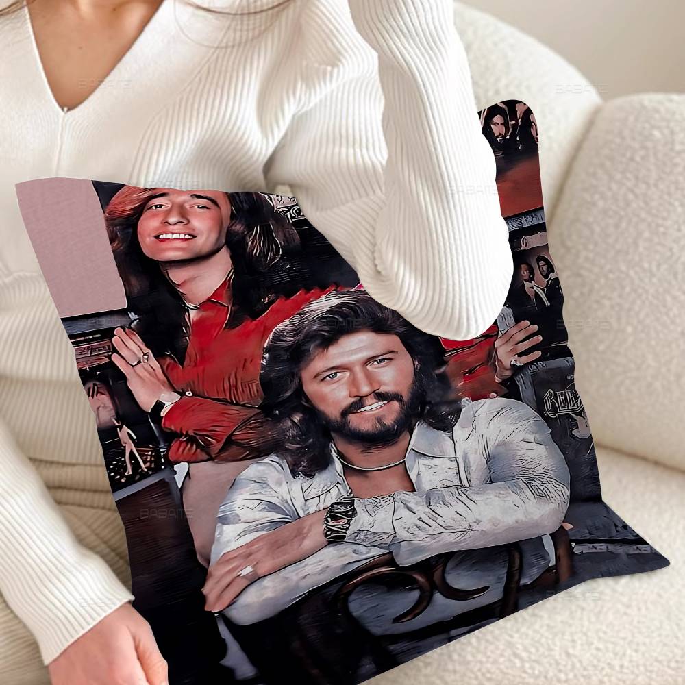 Cool Band B-bee G-gees 45*45cm Cushion Cover Pillow Cover Decor Pillowcase Home Pillowcase For Couch Pillow